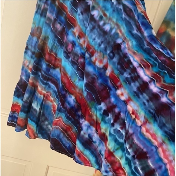 NEW Shakedown Lot Tie Dye Dress Wear Art While You⚡️ Artisan Reba’s Dancing Dyes - Picture 10 of 10